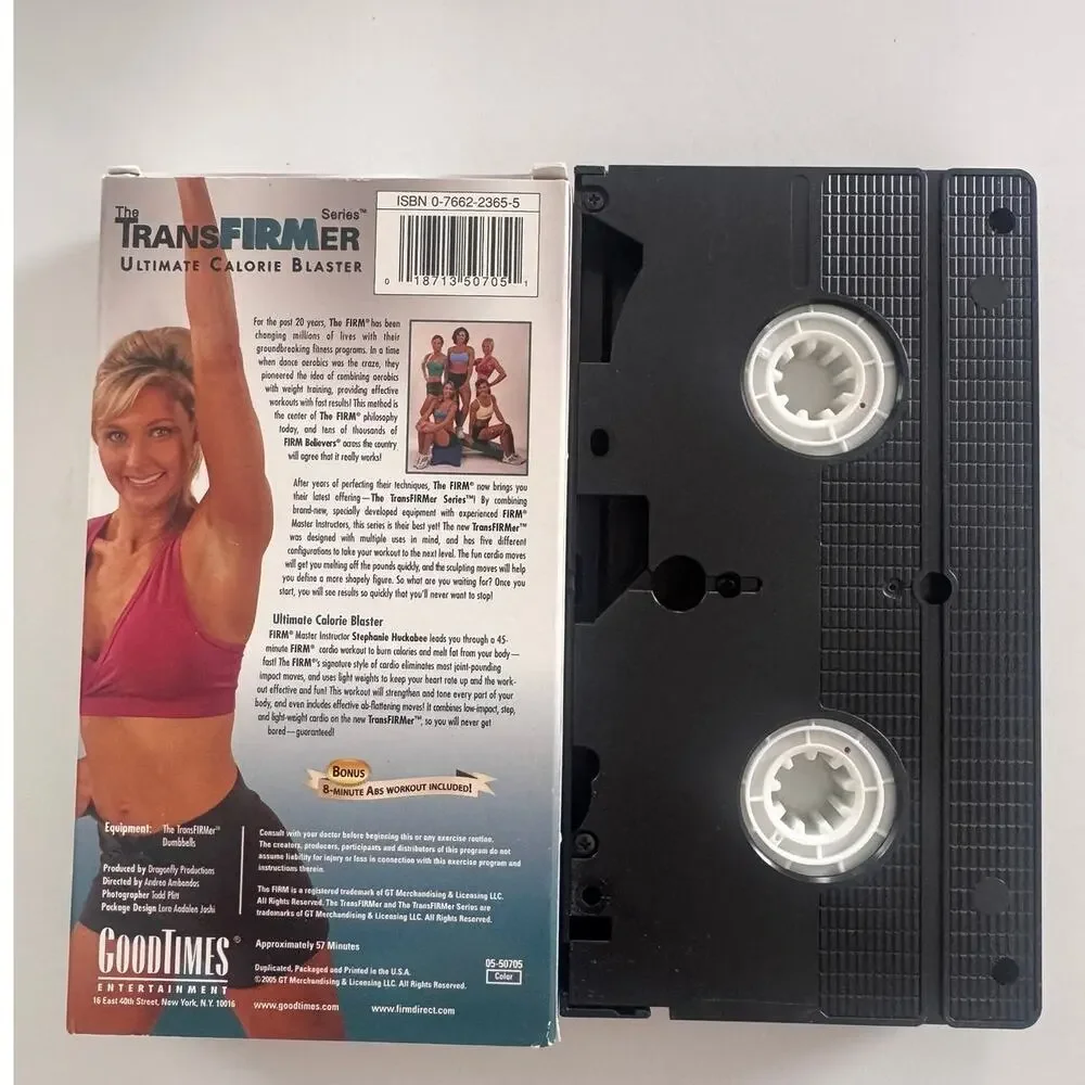 The Firm VHS Cassette Tape Ultimate Calorie Blaster Stephanie Huckabee 57 Min - Picture 2 of 4